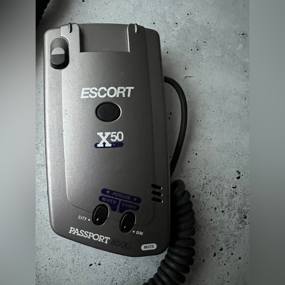 Passport Escort X50 8500 Radar Detector - Gray NWOT